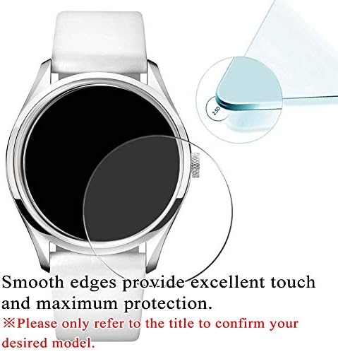 Synvy [3 Pack] מגן מסך זכוכית מחוסמת, תואם ל- Komono Ice Watch KOM-W4077 9H הסרט SmartWatch Smart Smart Stovers